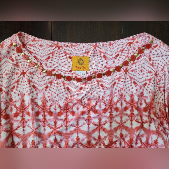 Ruby Rd. Blouse, size L - Picture 5 of 9